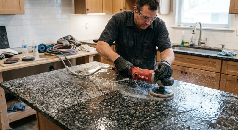 Granite Countertop Polishing in Sacramento, CA