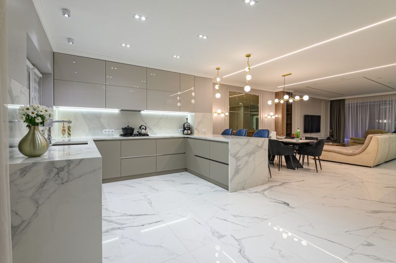 Marble Slab Installation in Lake County, IL
