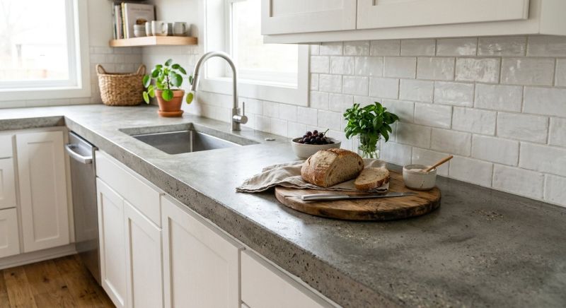 Cement Countertop Installation in Sonoma County, CA