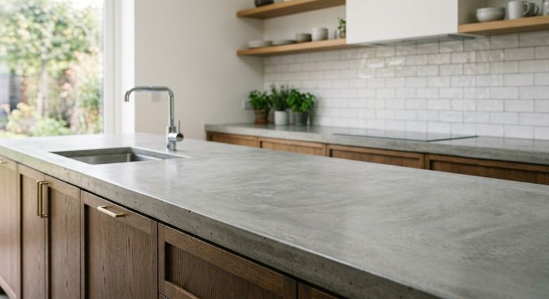 Concrete Countertop Pouring in Santa Rosa, CA