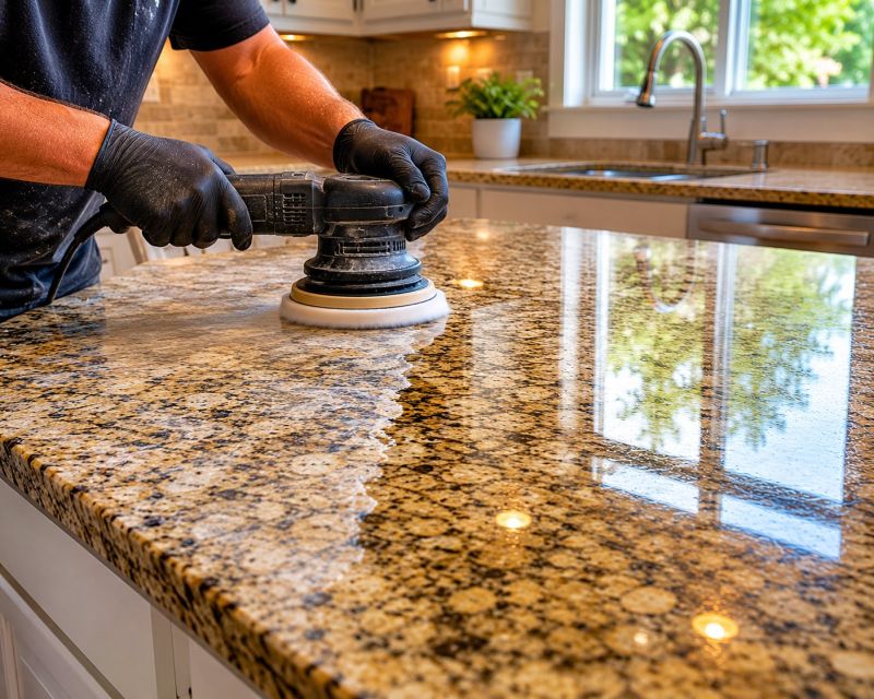 Granite Countertop Polishing in Roseville, CA